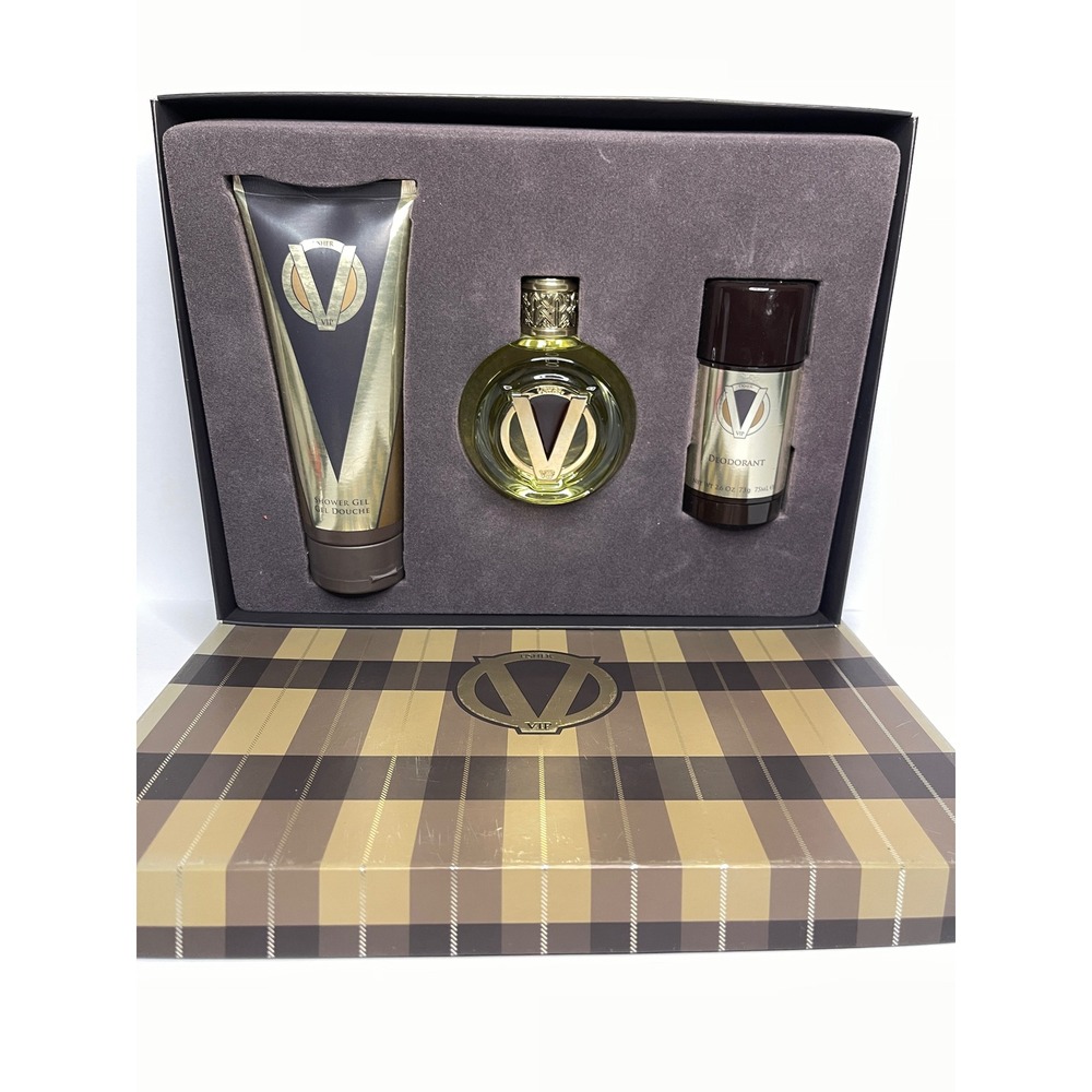 Usher VIP Men 3pc Fragrance Gift Set EDT Spray Shower Gel Deodorant NEW Box
